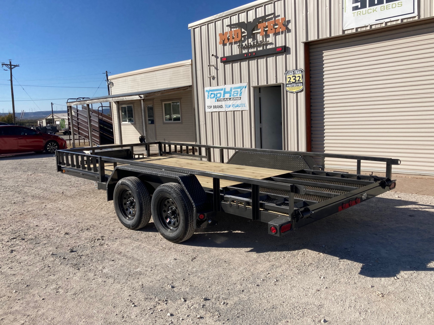 New 2026 Load Trail UT 83" X 16' Tandem Axle Utility Trailer (4" Channel Frame)