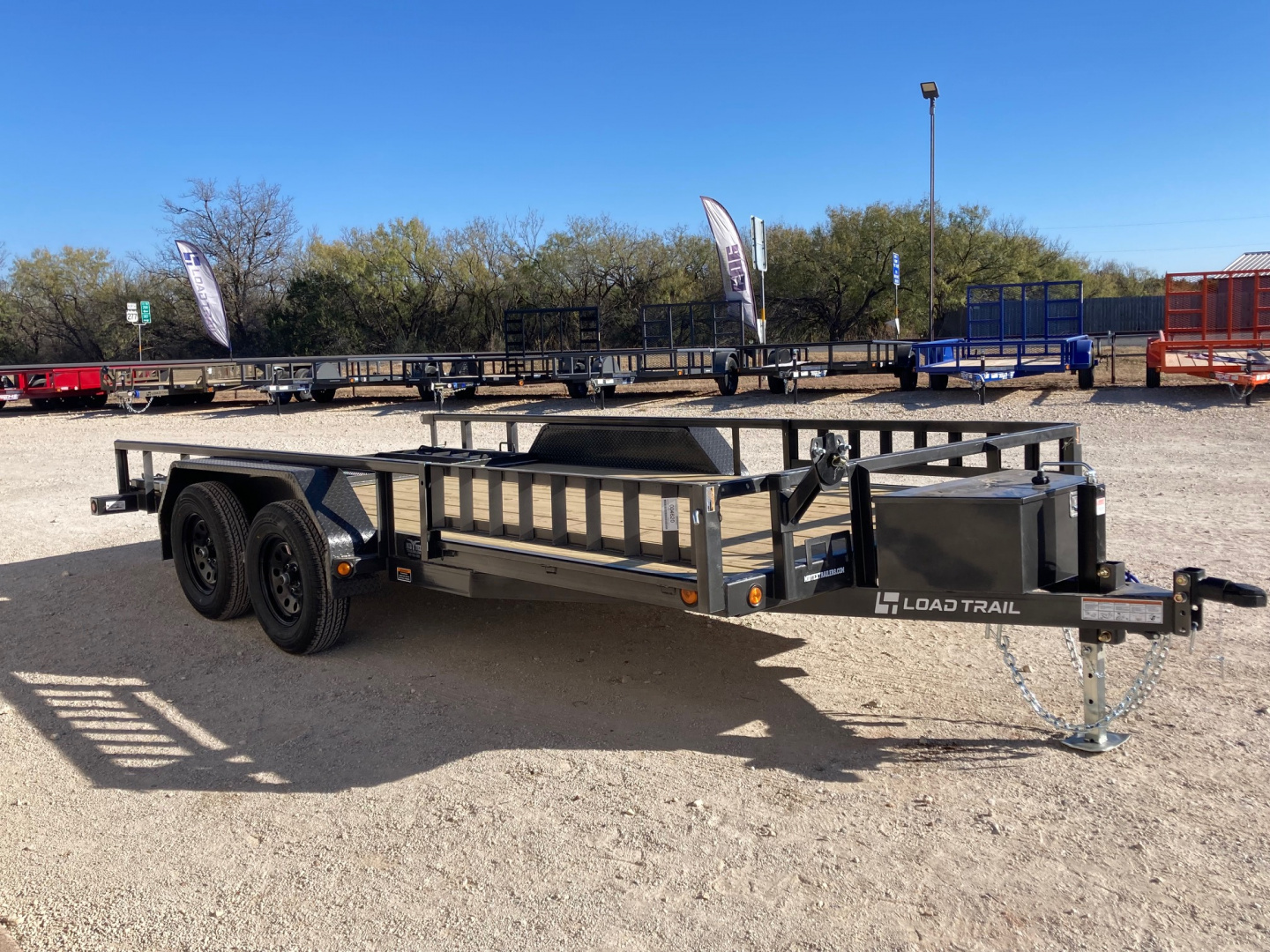 New 2026 Load Trail UT 83" X 16' Tandem Axle Utility Trailer (4" Channel Frame)