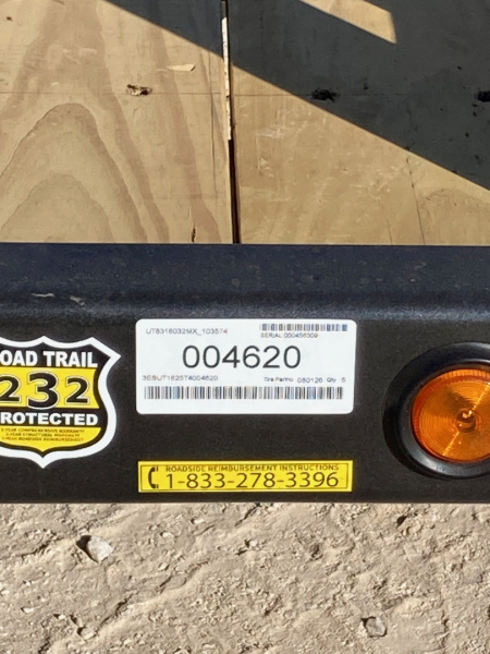 New 2026 Load Trail UT 83" X 16' Tandem Axle Utility Trailer (4" Channel Frame)