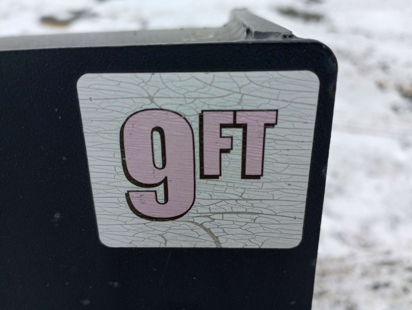 New 2025 Jenkins Iron and Steel 9' Snow Bucket Attachment