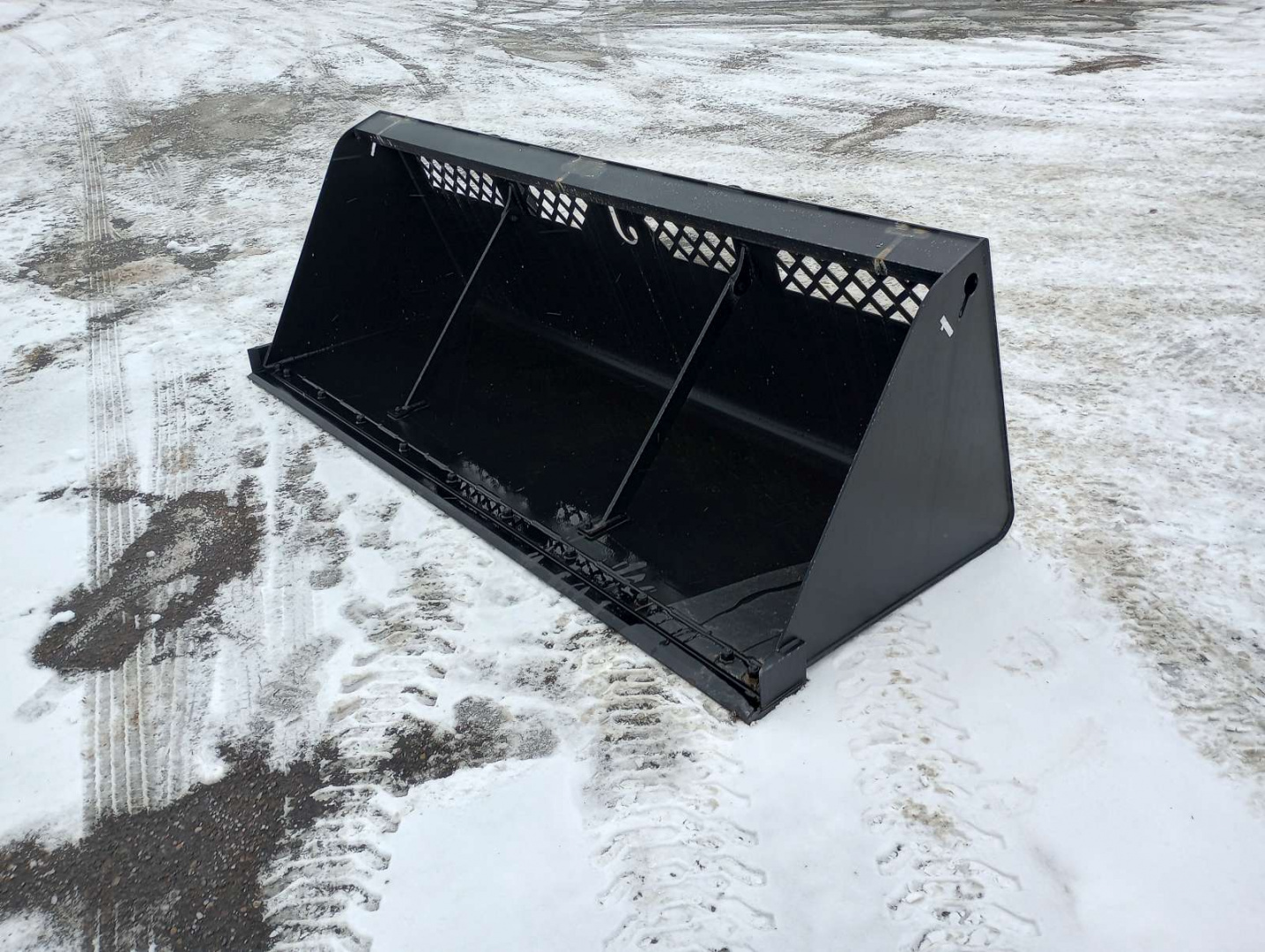 New 2025 Jenkins Iron and Steel 9' Snow Bucket Attachment