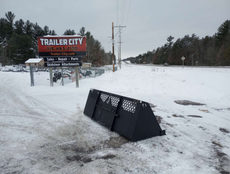 New 2025 Jenkins Iron and Steel 8' Snow Bucket Attachment