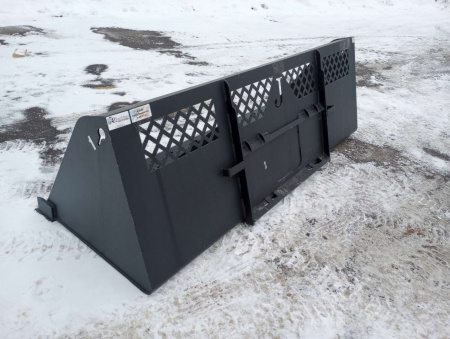 New 2025 Jenkins Iron and Steel 9' Snow Bucket Attachment