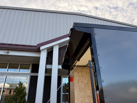 New Pace American 7' x 16' + V-Nose Enclosed Cargo Trailer with Ramp Door 7K