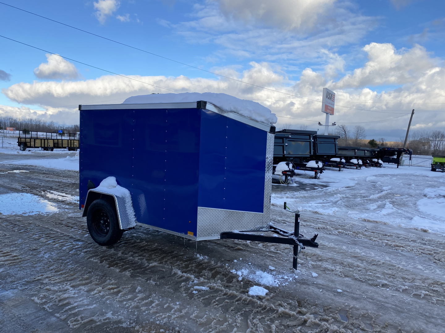 New 2026 Stealth Trailers 5x8 Ramp Door Cargo / Enclosed Trailer