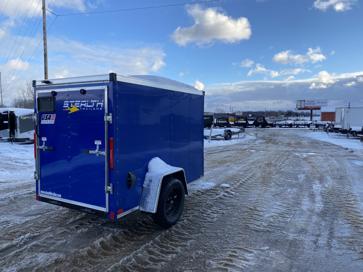 New 2026 Stealth Trailers 5x8 Ramp Door Cargo / Enclosed Trailer