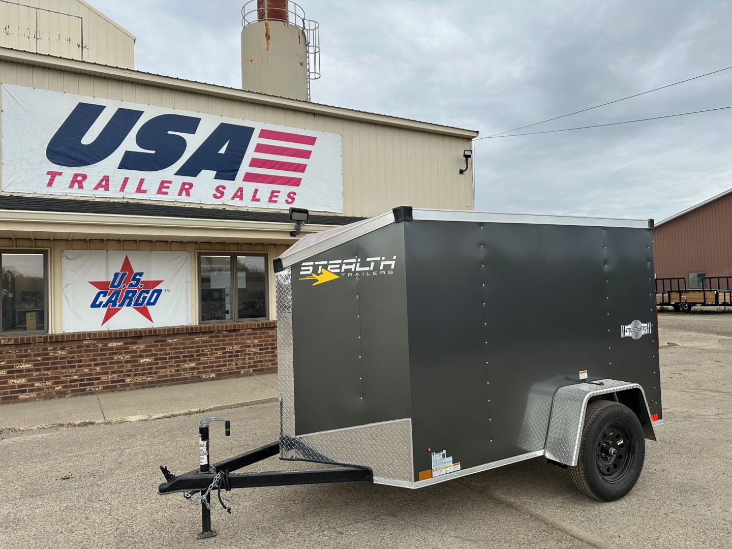 New 2026 Stealth Trailers 5x8 Ramp Door Cargo / Enclosed Trailer