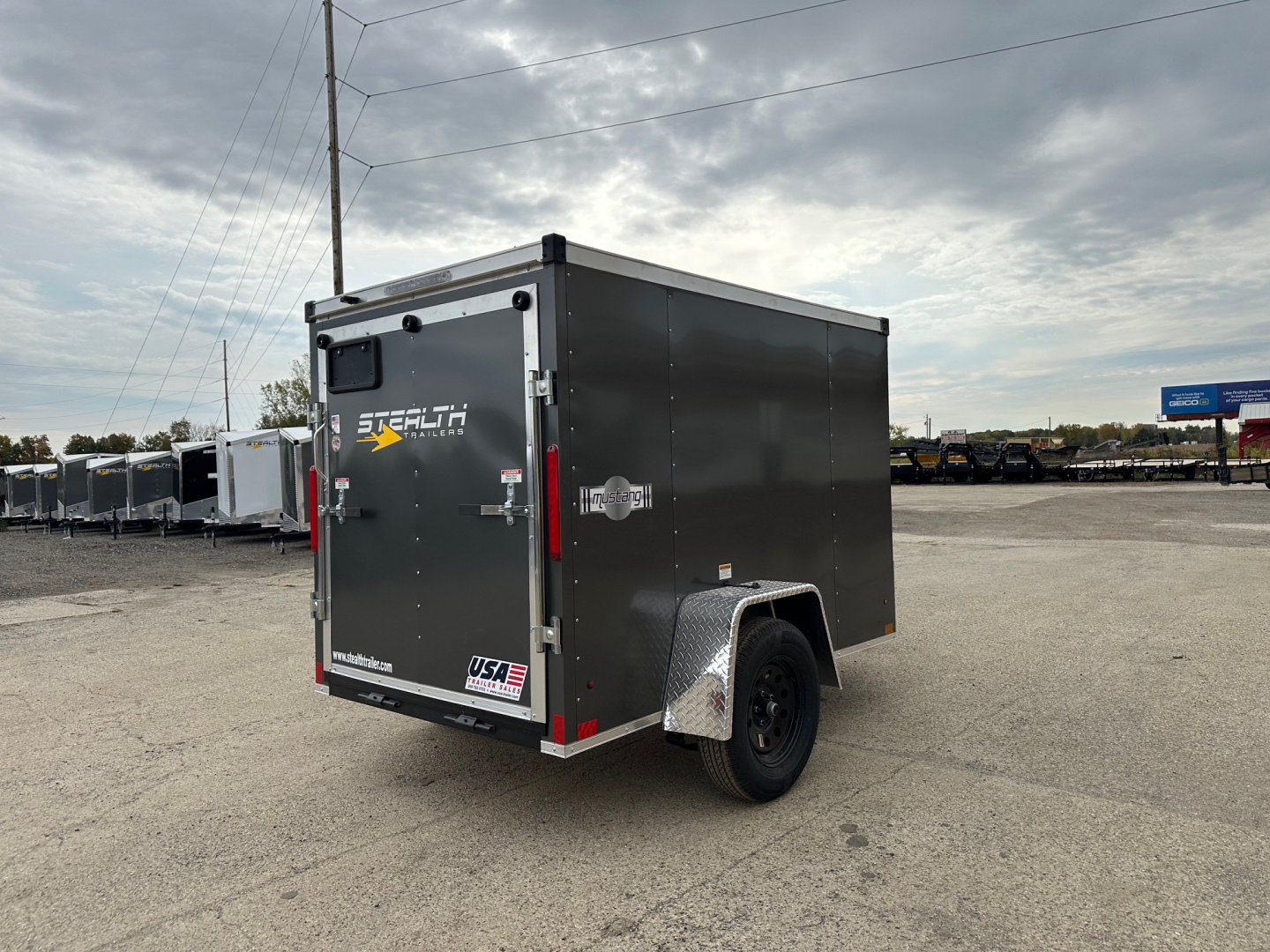 New 2026 Stealth Trailers 5x8 Ramp Door Cargo / Enclosed Trailer