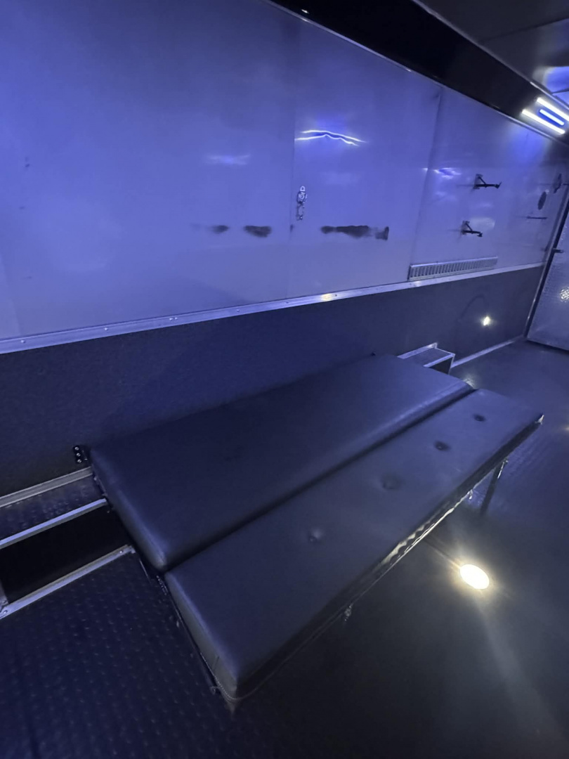 Used USED 2023 Continental Cargo 8.5X34 RACE TRAILER BATHROOM PACKAGE OVER $10,000 WORTH OF ADD-ONS!!! ELECTRIC AWNING & MINI SPLIT!! Car / Racing Trailer