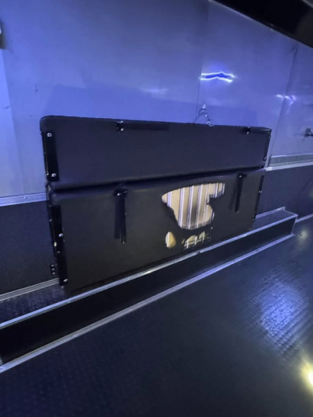 Used USED 2023 Continental Cargo 8.5X34 RACE TRAILER BATHROOM PACKAGE OVER $10,000 WORTH OF ADD-ONS!!! ELECTRIC AWNING & MINI SPLIT!! Car / Racing Trailer