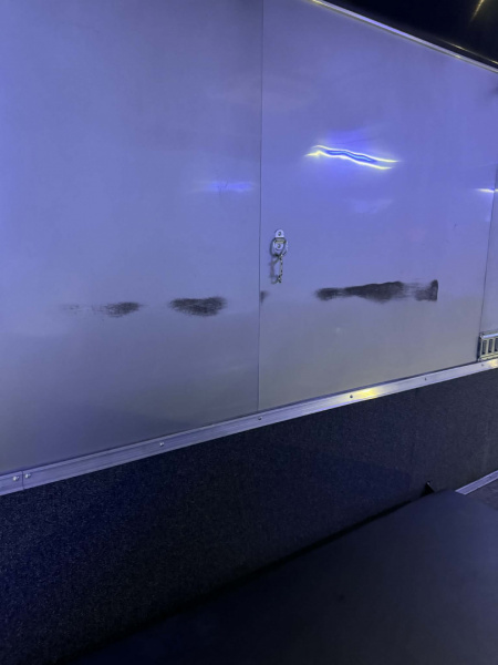 Used USED 2023 Continental Cargo 8.5X34 RACE TRAILER BATHROOM PACKAGE OVER $10,000 WORTH OF ADD-ONS!!! ELECTRIC AWNING & MINI SPLIT!! Car / Racing Trailer