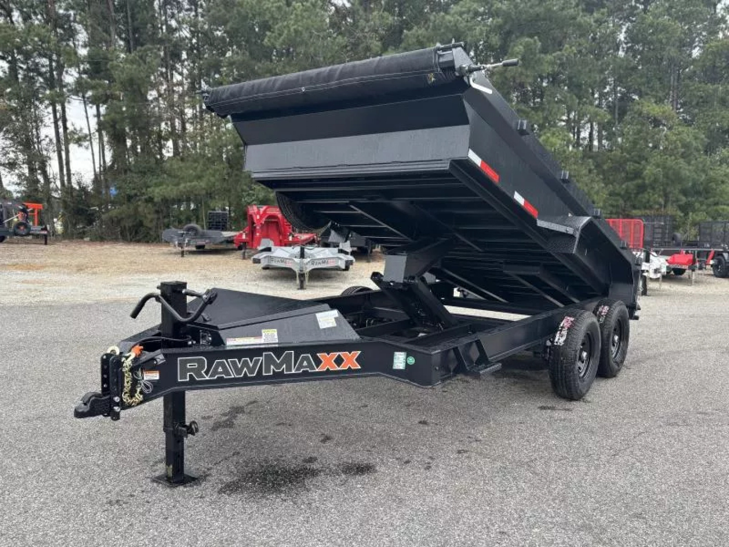 New 2026 RawMaxx GDX 7X14 14K GVWR  Dump Trailer