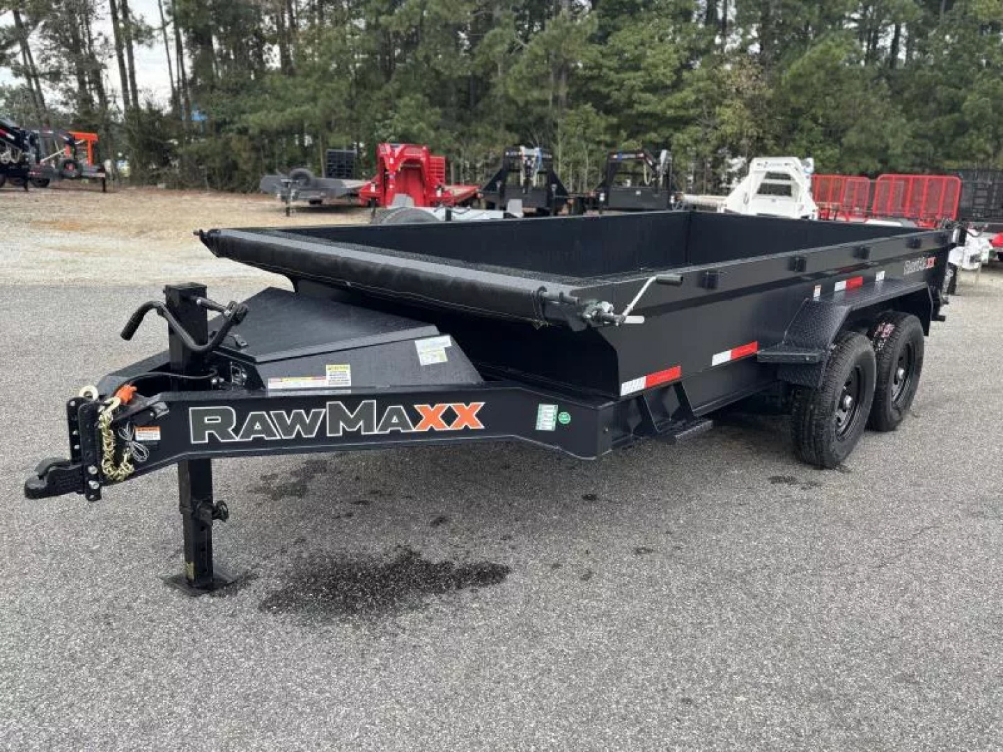 New 2026 RawMaxx GDX 7X14 14K GVWR  Dump Trailer