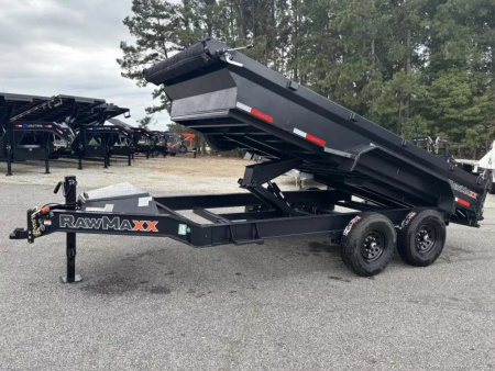 New 2026 RawMaxx GDX 7X14 14K GVWR  Dump Trailer