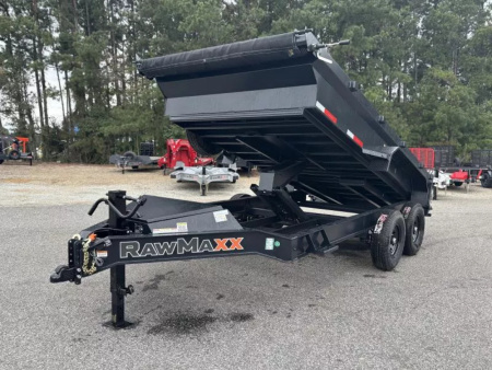 New 2026 RawMaxx GDX 7X14 14K GVWR  Dump Trailer