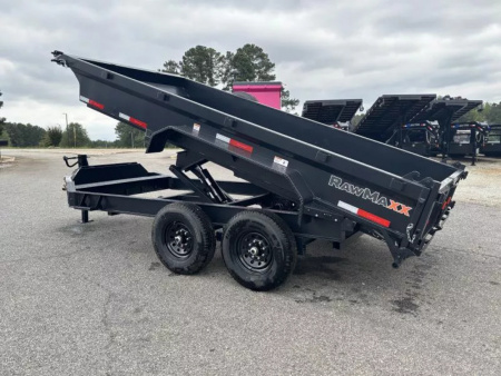 New 2026 RawMaxx GDX 7X14 14K GVWR  Dump Trailer