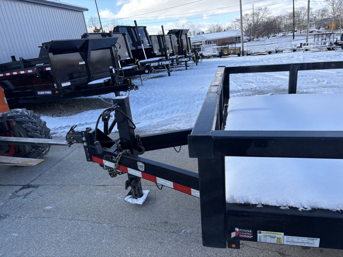 Used 2020 Sure-Trac 7x22 TUBE TOP 14K EQUIPMENT TRAILER Equipment Trailer