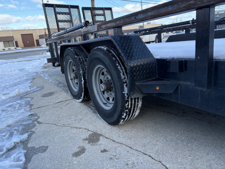 Used 2020 Sure-Trac 7x22 TUBE TOP 14K EQUIPMENT TRAILER Equipment Trailer