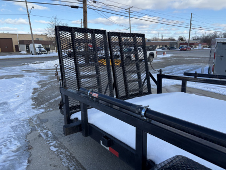 Used 2020 Sure-Trac 7x22 TUBE TOP 14K EQUIPMENT TRAILER Equipment Trailer