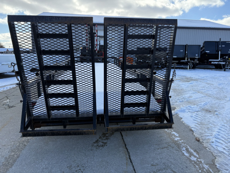 Used 2020 Sure-Trac 7x22 TUBE TOP 14K EQUIPMENT TRAILER Equipment Trailer