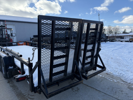 Used 2020 Sure-Trac 7x22 TUBE TOP 14K EQUIPMENT TRAILER Equipment Trailer