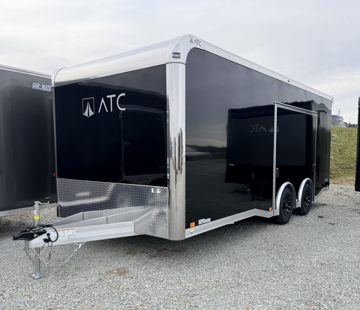 New 2026ATC 8.5 x 20 ROM400 Enclosed ALUMINUM Car Hauler w/ PED Door