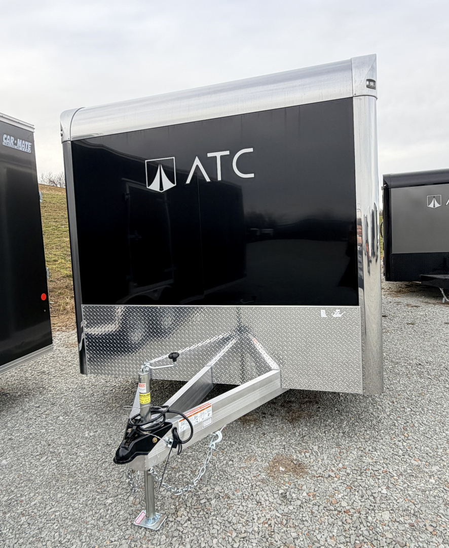 New 2026ATC 8.5 x 20 ROM400 Enclosed ALUMINUM Car Hauler w/ PED Door