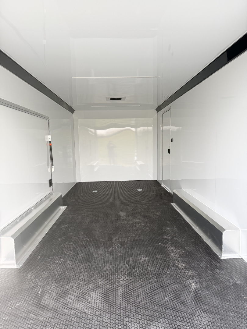 New 2026ATC 8.5 x 20 ROM400 Enclosed ALUMINUM Car Hauler w/ PED Door