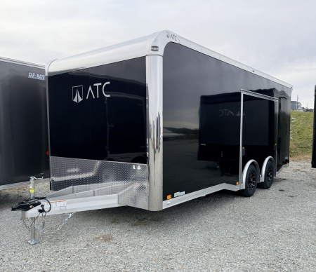 New 2026ATC 8.5 x 20 ROM400 Enclosed ALUMINUM Car Hauler w/ PED Door