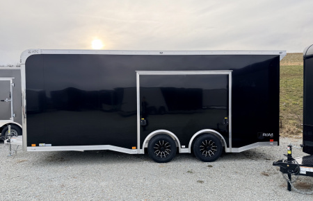 New 2026ATC 8.5 x 20 ROM400 Enclosed ALUMINUM Car Hauler w/ PED Door