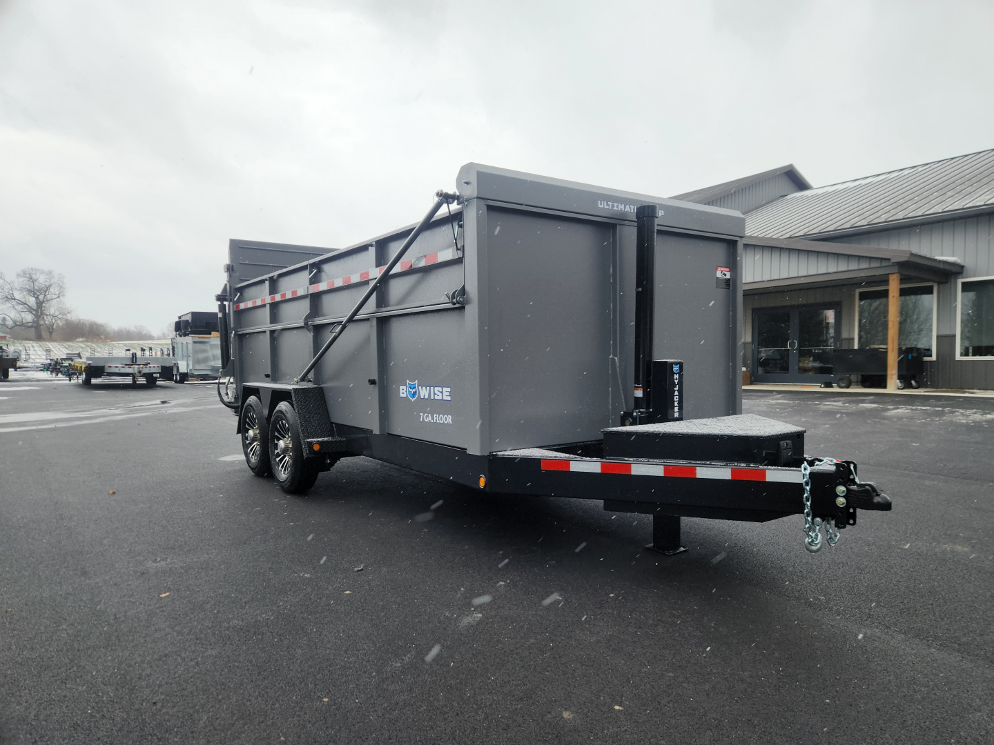 New 2026 BWISE DUTG17 82x16 17K Gooseneck Ultimate Dump Trailer