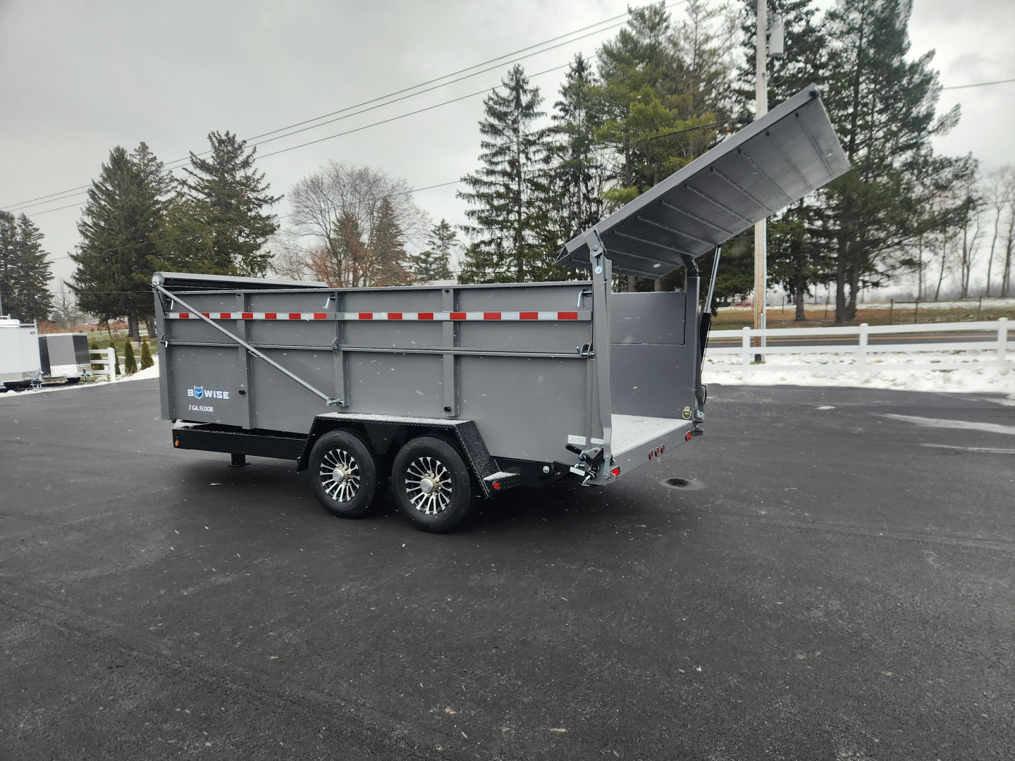 New 2026 BWISE DUTG17 82x16 17K Gooseneck Ultimate Dump Trailer