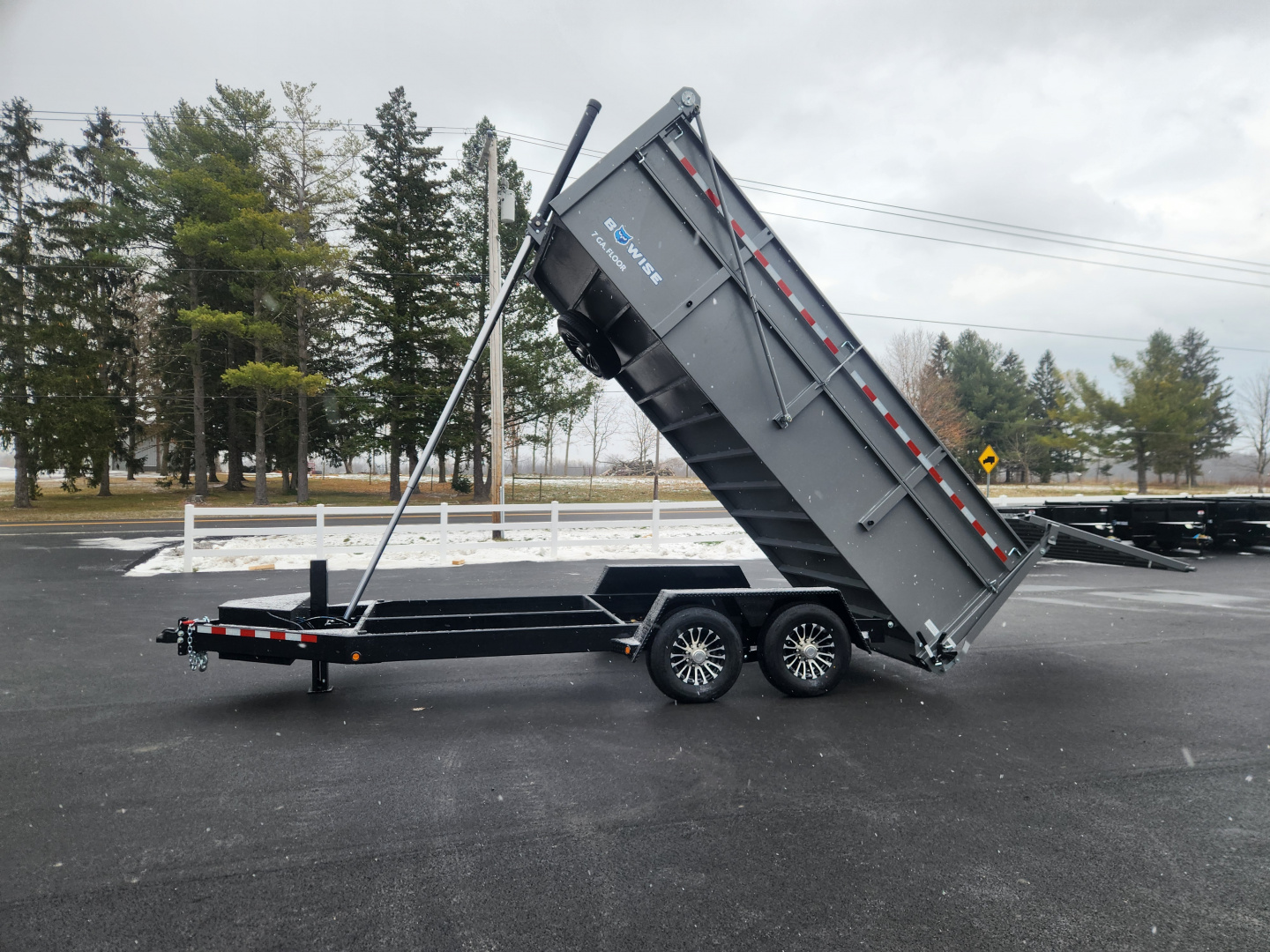 New 2026 BWISE DUTG17 82x16 17K Gooseneck Ultimate Dump Trailer