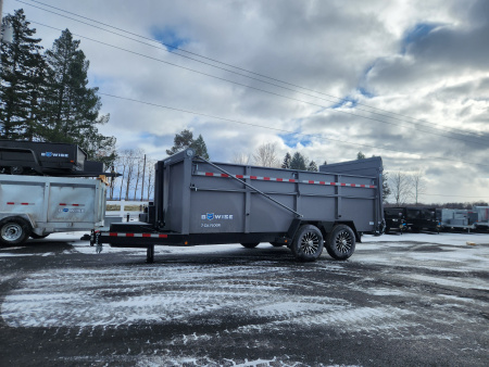 New 2026 BWISE DUTG17 82x16 17K Gooseneck Ultimate Dump Trailer