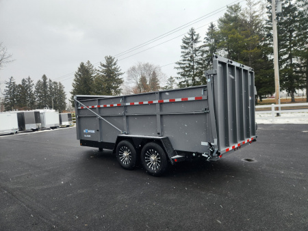 New 2026 BWISE DUTG17 82x16 17K Gooseneck Ultimate Dump Trailer