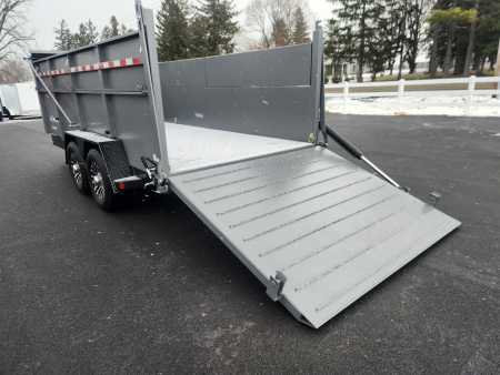 New 2026 BWISE DUTG17 82x16 17K Gooseneck Ultimate Dump Trailer