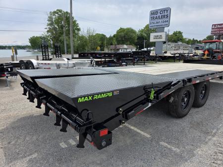New 2026 Load Trail 102X24 DECKOVER MAX RAMPS 14K GVWR EQUIPMENT Deckover Trailer