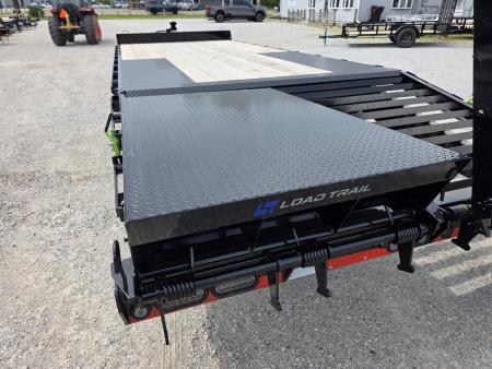 New 2026 Load Trail 102X24 DECKOVER MAX RAMPS 14K GVWR EQUIPMENT Deckover Trailer