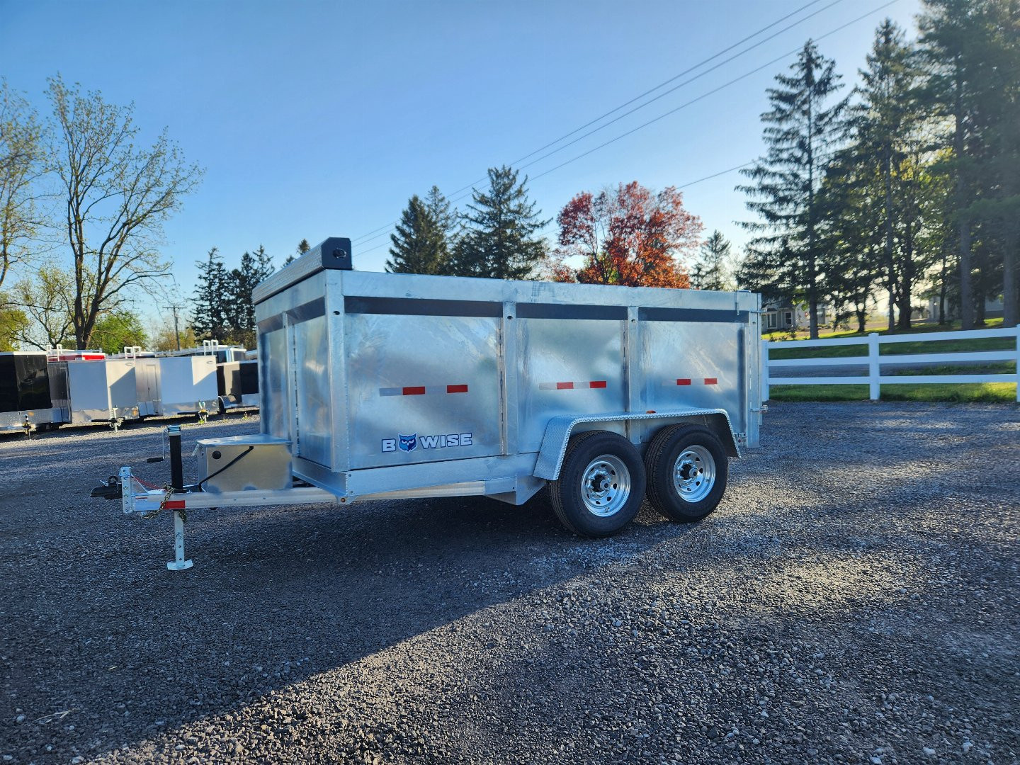 New 2026 BWISE DT12 81.5x12 12K Tandem Axle Dump Trailer