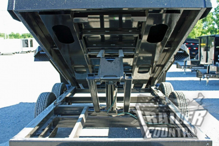 New 2026 New 7' x 12' IronBull Scissor Hoist Hydraulic Dump Trailer w/ 24" High Sides, Remote Power Up & Down, and MORE!