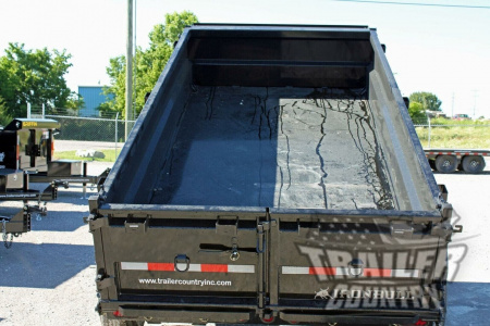 New 2026 New 7' x 12' IronBull Scissor Hoist Hydraulic Dump Trailer w/ 24" High Sides, Remote Power Up & Down, and MORE!