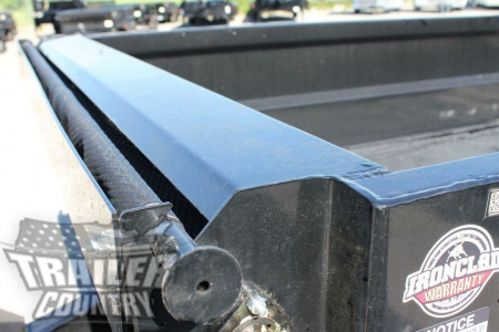 New 2026 New 7' x 12' IronBull Scissor Hoist Hydraulic Dump Trailer w/ 24" High Sides, Remote Power Up & Down, and MORE!