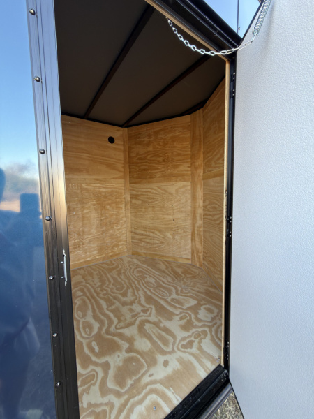 New 2026 Cargo United 7x14TA 7' Tall .080 Indigo Blue PolyCor Blackout Package Rear Wing Spoiler Cargo / Enclosed Trailer