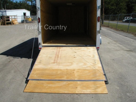 New 2026 New 7x16 Tandem Axle, V-Nosed Enclosed Trailer.
