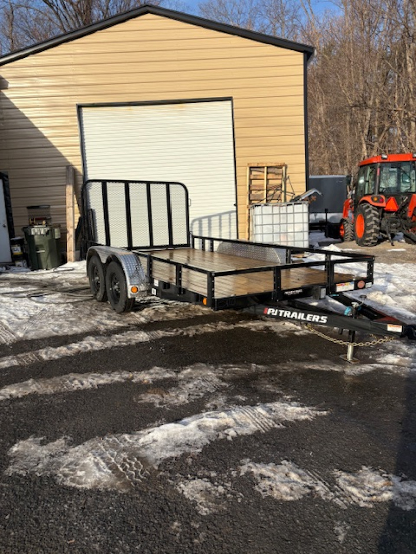 New 2026 PJ Trailers 83"x14' Tandem Axle Channel Utility (UL) Utility Trailer