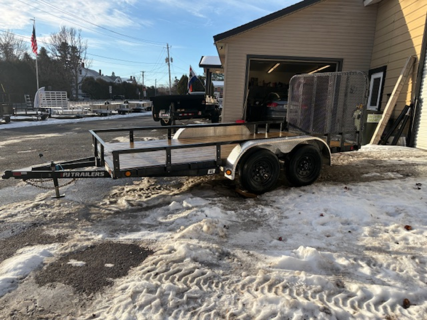 New 2026 PJ Trailers 83"x14' Tandem Axle Channel Utility (UL) Utility Trailer