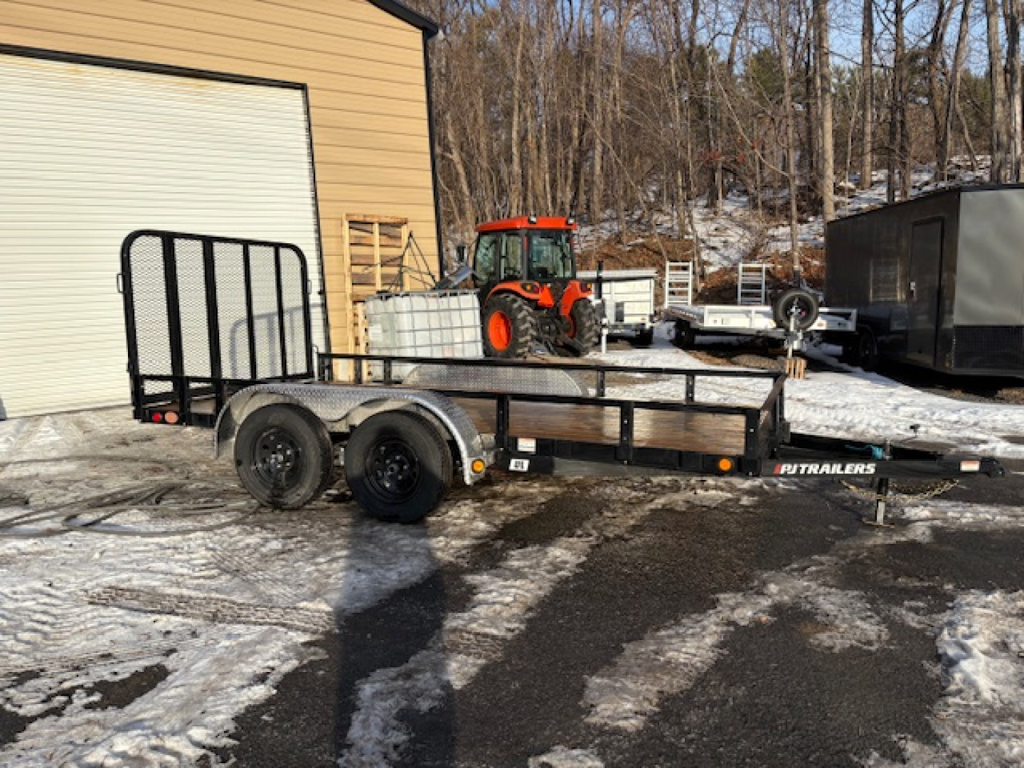 New 2026 PJ Trailers 83" x 14' Tandem Axle Channel Utility (UL) Utility Trailer