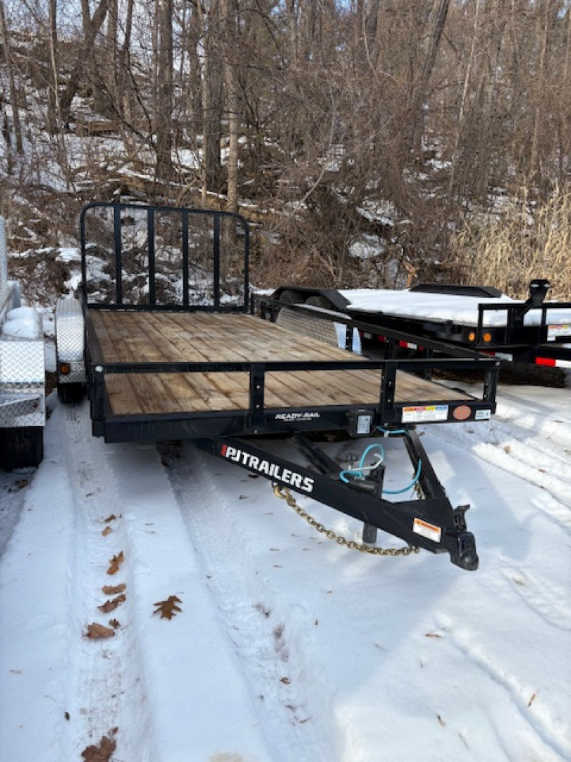 New 2026 PJ Trailers 83" x 14' Tandem Axle Channel Utility (UL) Utility Trailer