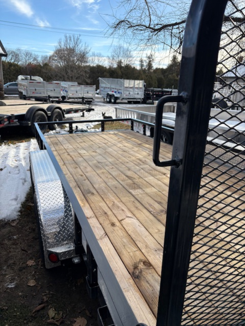 New 2026 PJ Trailers 83" x 14' Tandem Axle Channel Utility (UL) Utility Trailer