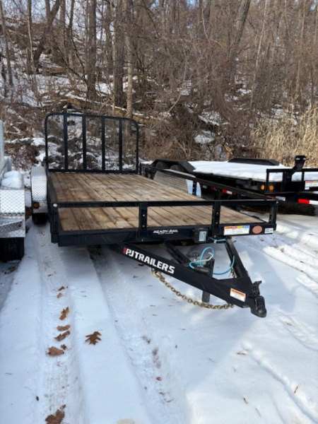 New 2026 PJ Trailers 83  x 14' Tandem Axle Channel Utility (UL) Utility Trailer